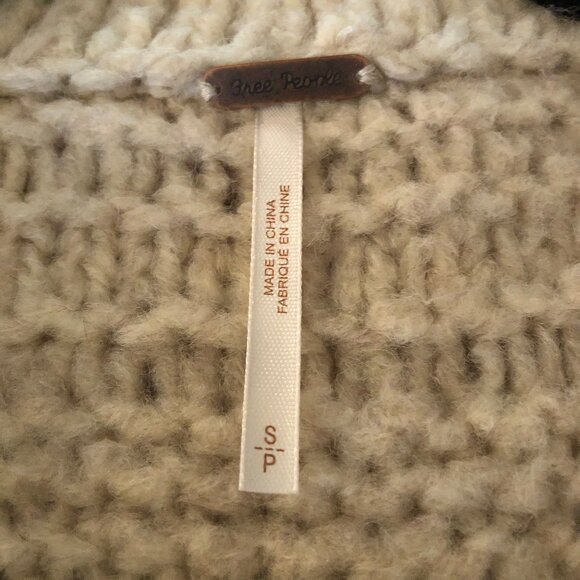 Rare Free People Snowmad Maxi Vest Sz S - Picture 7 of 9